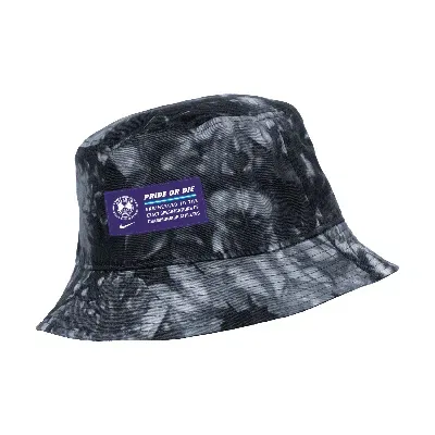 Nike Orlando Pride  Unisex Nwsl Tie-dye Bucket Hat In Black