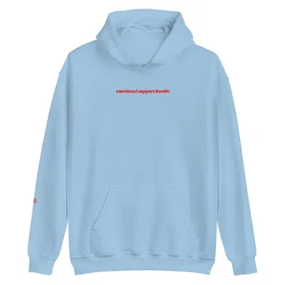 Nus Emotional Support Hoodie In Blue