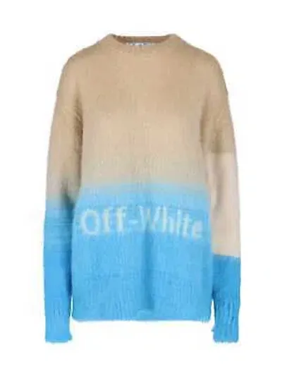 Pre-owned Off-white Multicolor Mohair Blend Sweater