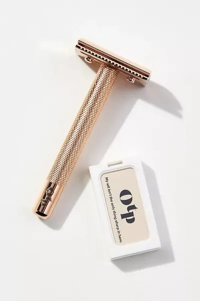 Oui The People The Single Rose Gold Sensitive Skin Razor In Orange