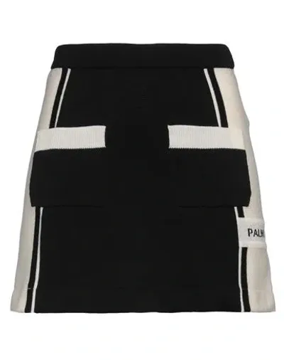 Palm Angels Woman Mini Skirt Black Size Xs Wool