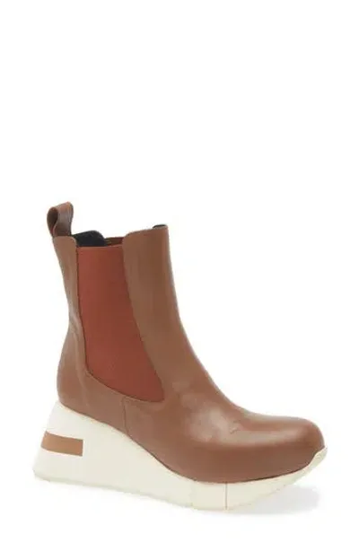 Paloma Barceló Paloma Barcelo Rigel Platform Chelsea Boot In Beige