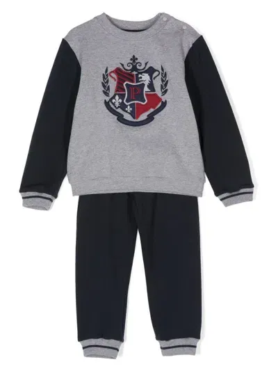 Patachou Kids' Logo-embroidered Tracksuit In Blue