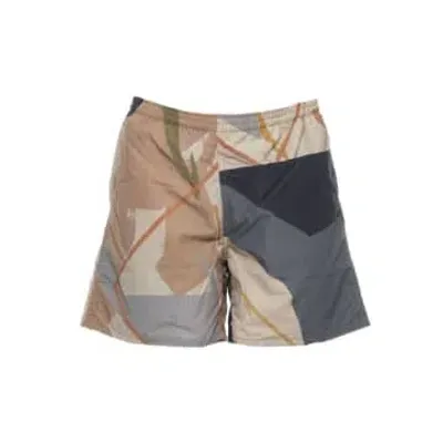 Paura Shorts By Man Airam Bermuda Sand Camo In Multi