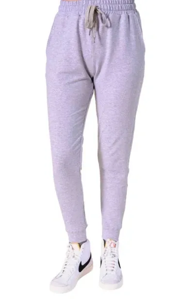 Poplinen Plus Agnes Organic Cotton + Tencel Jogger Pant In Purple