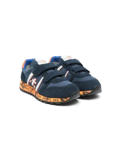 Premiata Kids' Sky Sneakers In Blue