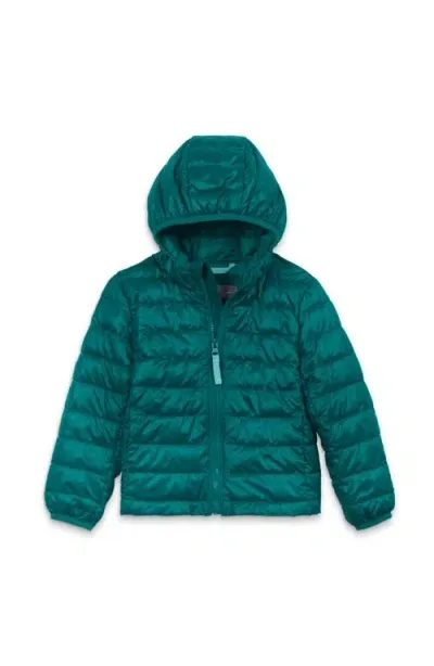 Primary Kids Lightweight Puffer Jacket In Spruce