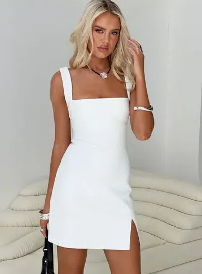 Princess Polly Tall Bombshell Mini Dress In White