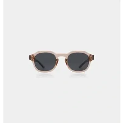 Printer And Tailor A.kjaerbede, Zan Champagne Sunglasses In Gray