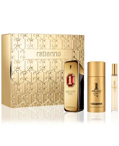 Rabanne Men's 3-pc. 1 Million Royal Parfum Gift Set In No Color