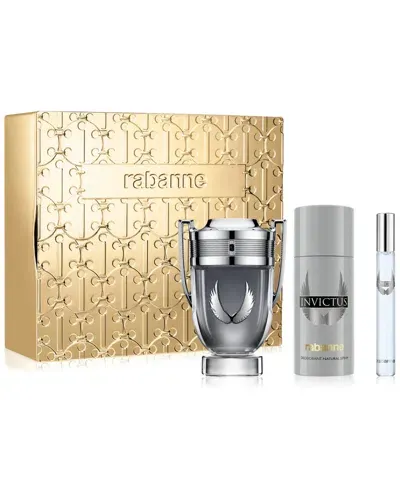 Rabanne Men's 3-pc. Invictus Platinum Eau De Parfum Gift Set In No Color