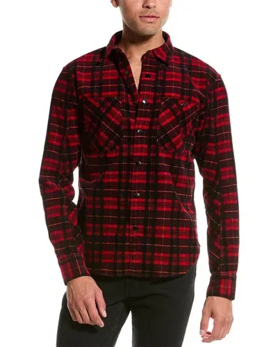 Rag & Bone Corduroy Shirt In Red