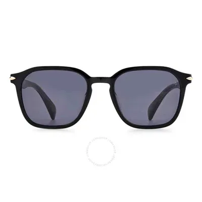 Rag & Bone Rag And Bone Grey Square Men's Sunglasses Rnb5043/s 0807/ir 52 In Black