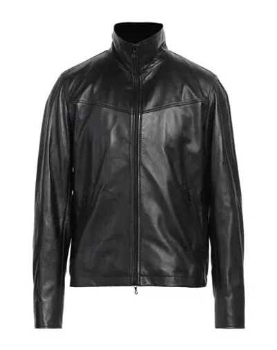 Rag & Bone Man Jacket Black Size L Lambskin, Goat Skin