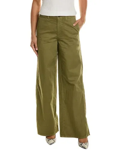 Rag & Bone Sofie Wide Leg Chino In Green