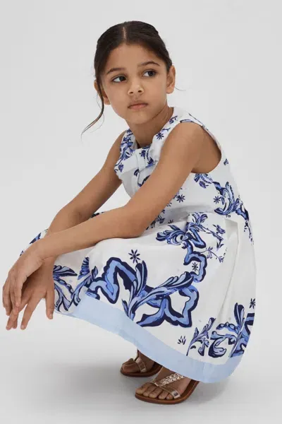 Reiss Kids' 13 Years In Blue Print