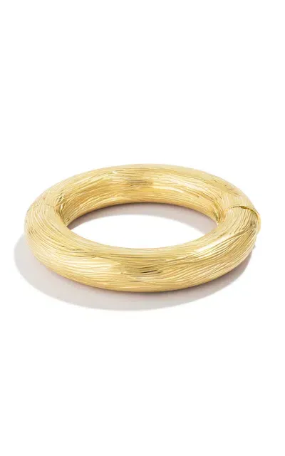 Renato Cipullo 18k Yellow Gold Smoke Bangle Bracelet