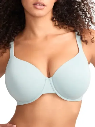 Reveal Fituitiveâ¢ Perfect Coverage T-shirt Bra In Sterling Blue