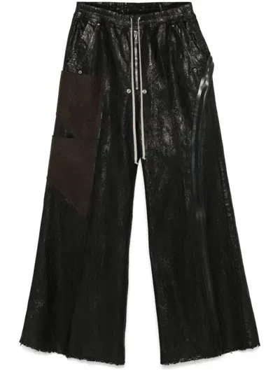 Rick Owens Wide Bela Trousers In Black