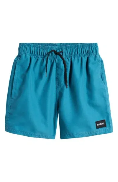 Rip Curl Kids'  Bondie Volley Shorts In Ocean