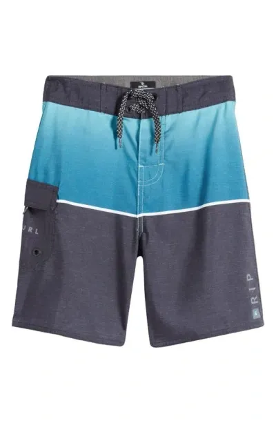 Rip Curl Kids' Dawn Patrol Boardshorts In Aqua