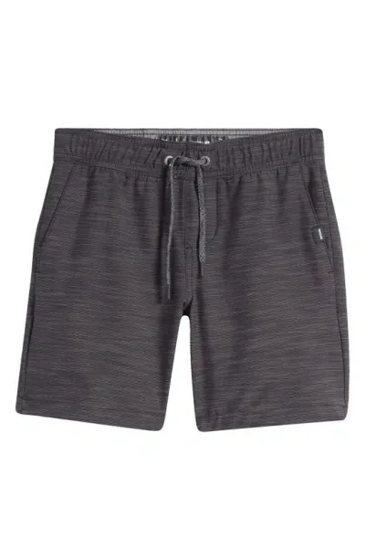 Rip Curl Kids' Board Walk Jackson Swim Trunks In Black