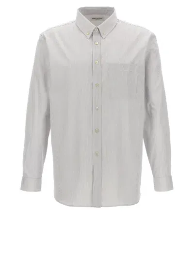 Saint Laurent Light Blue Cassandre Shirt