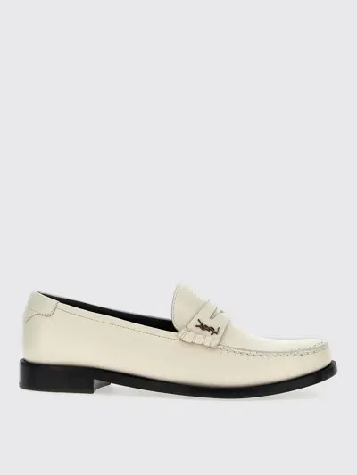 Saint Laurent Shoes  Men Color White