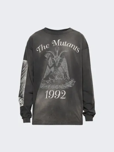 Saint Michael The Mutants Long Sleeve T-shirt In Black