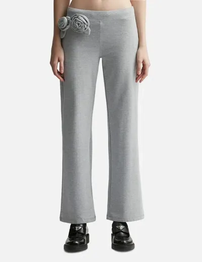 Sandy Liang Hilton Sweatpants In Grey