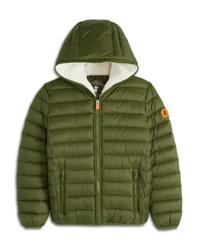 Save The Duck Boys' Finnegan Insulated Coat - Little Kid, Big Kid In Dusty Olive