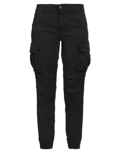 Scout Woman Pants Black Size M Cotton, Elastane