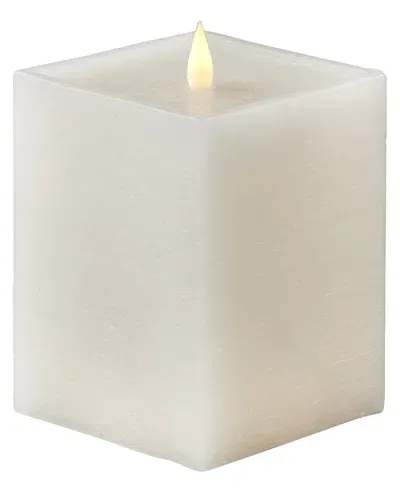 Seasonal Llc Classic Motion Flameless Square Candle In Neutral