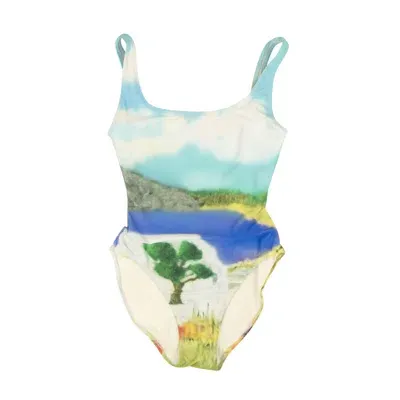 Serapis Blue Yiannis Church Swimsuit