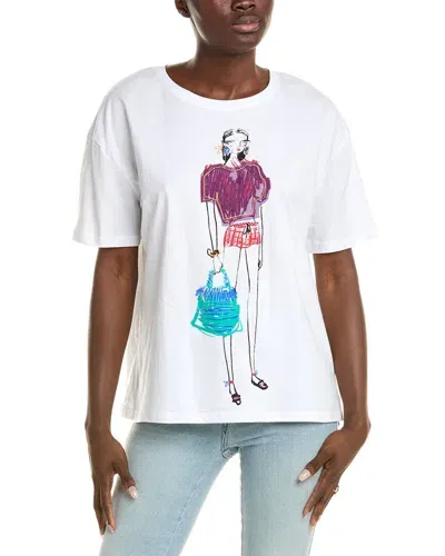 Serenette Graphic T-shirt In White