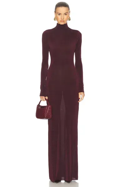 Ser.o.ya Kim Maxi Dress In Merlot