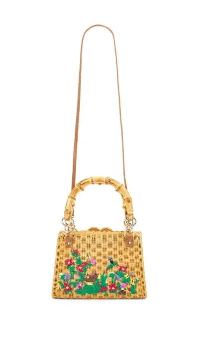 Serpui Valentina Garden Bag In Light Honey