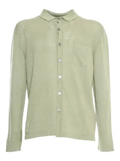 Sette Fili Cashmere Shirt In Green