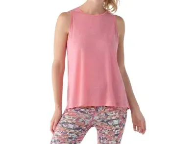 Smartwool Active Ultralite High Neck Tank Top In Guava Pink