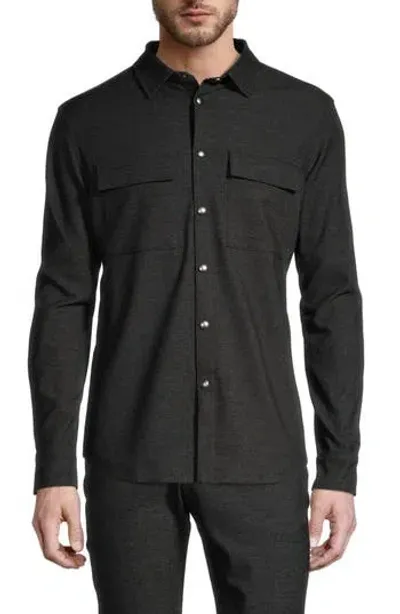 Soul Of London Shirt Style Suit Jacket In Black