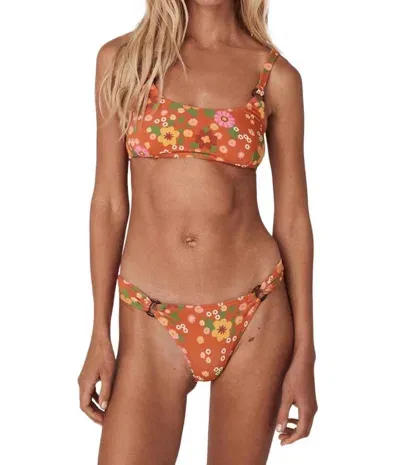 Spell Pomelia Ring Pant Bikini Bottom In Retro In Multi