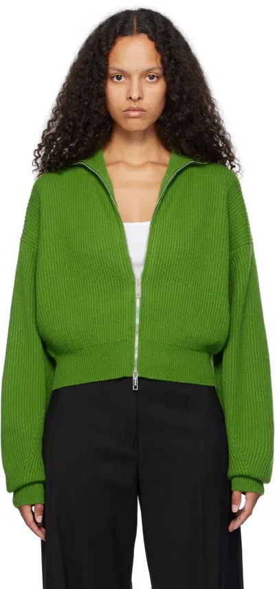 Sportmax Green Svago Cardigan In 003 Green