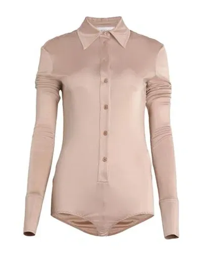 Sportmax Woman Bodysuit Blush Size L Viscose In Pink