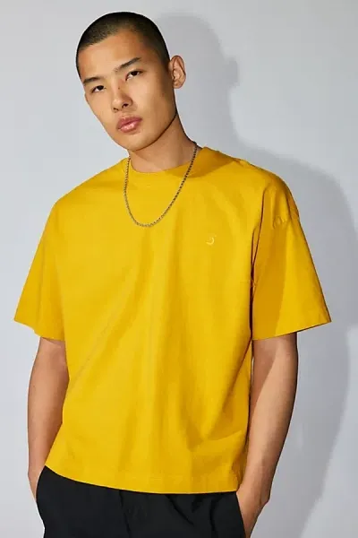 Standard Cloth Foundation Tee In Gold, Men's At Urban Outfitters