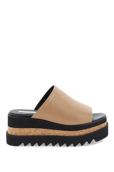 Stella Mccartney Elyse Platform Slides In Black