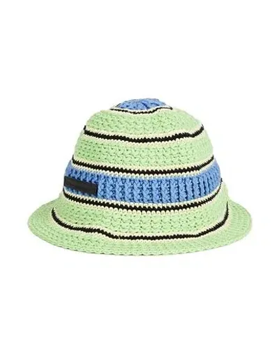 Stella Mccartney Woman Hat Light Green Size 7 Cotton