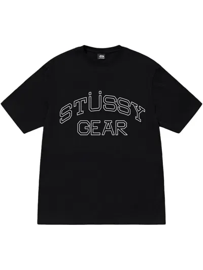 Stussy Gear Tee In Black