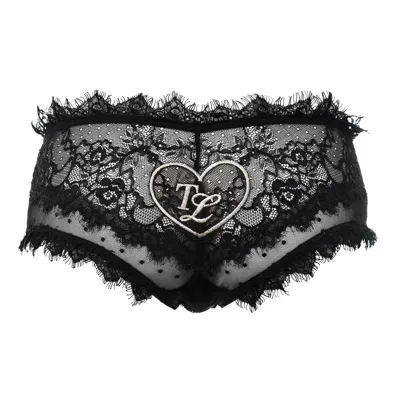 Tallulah Love Women's Black Temptress Brazilian Brief