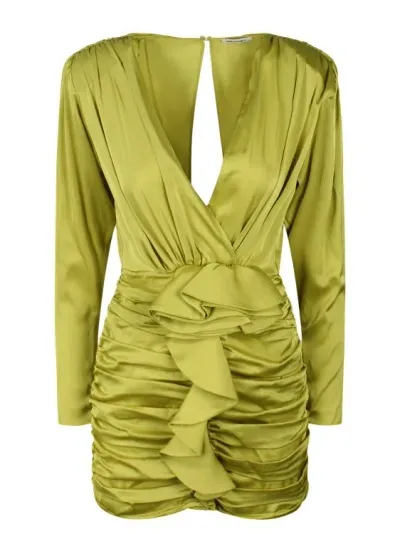 The New Arrivals By Ilkyaz Ozel Bebe In L`absinthe Dress In Green