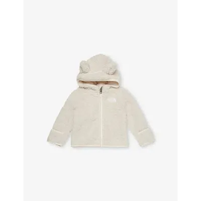 The North Face Babies' White Dune Campshire Fleece Woven-blend Hoody 3-24 M